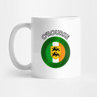 Irish Flag Shamrock Celtic Knot - O'Rourke Mug